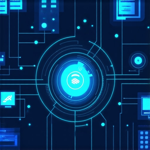 Illustration showing AI tools analyzing local SEO data for strategic improvements