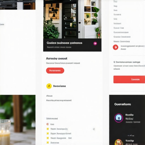 Local business profile with schema, reviews, and engagement