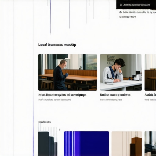 Local business profile showcasing schema markup and rich snippets for enhanced visibility.