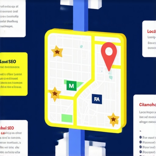Local SEO Strategies for Google Maps Infographic showing local SEO tactics to improve Google Maps rankings