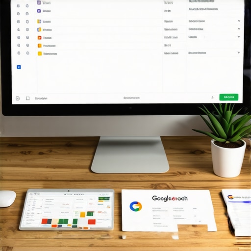 Screenshot of SEO tools on a computer screen for local SEO management.
