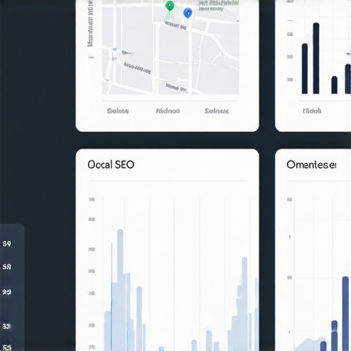 Screenshot of local SEO tools with rankings and citation data