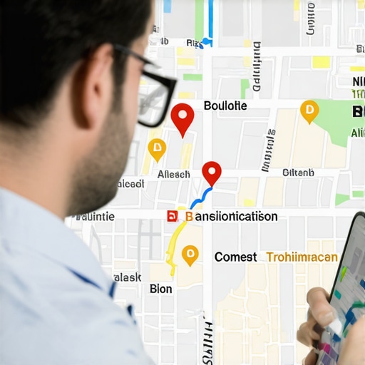 Businessman studying SEO tactics on a digital tablet