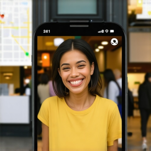 People uploading reviews and photos to Google Maps for local business