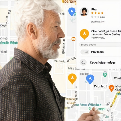 Customer Engagement on Google Maps A person replying to customer reviews and questions on Google Maps to boost local SEO.