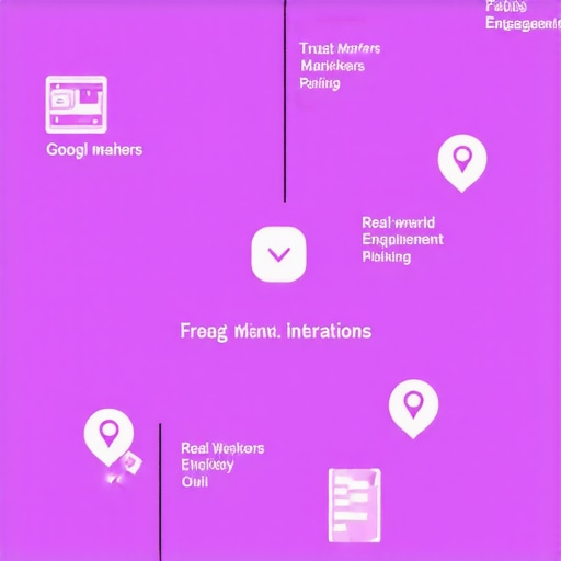 An infographic illustrating the multifaceted factors affecting Google Maps rankings.