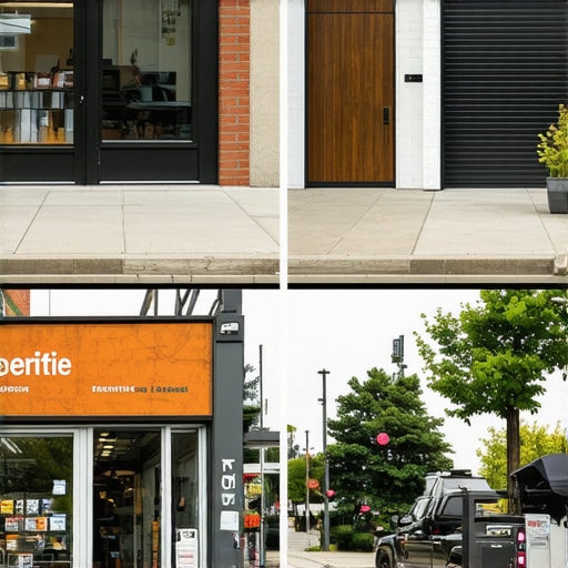 Authentic Local Business Presence vs Virtual Office Comparison of a real local storefront and a generic virtual office to show Google Maps authenticity