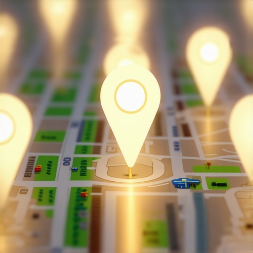 Authority vs Proximity in Local SEO A conceptual map showing that business authority and relevance can outrank physical proximity in the Google Maps 3-pack.