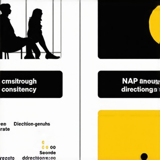 Infographic comparing local search ranking factors and behavioral user signals.