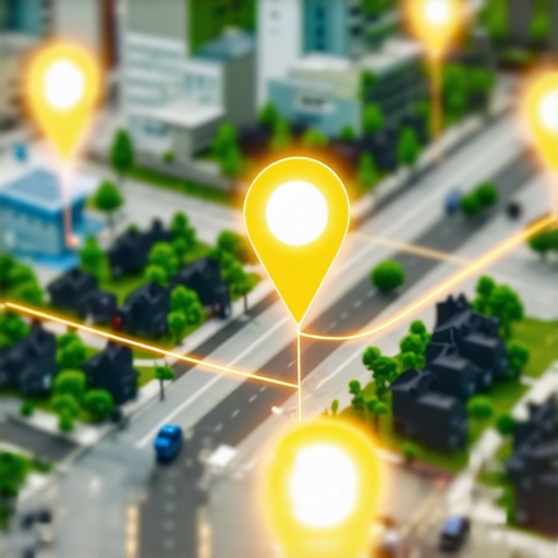 Building Local Authority Signals for Google Maps Digital illustration of a local map showing business connectivity and neighborhood authority signals.
