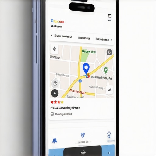 Business Listing in Google Maps 3-Pack Close-up view of a business profile successfully ranking in the Google Maps local 3-pack search results.