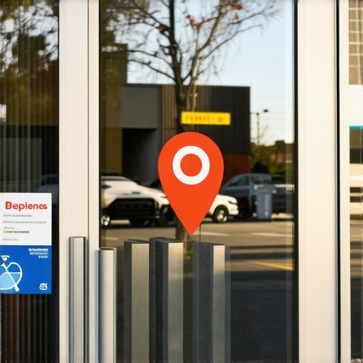 Business Storefront Signage for Map Verification A professional business storefront with clear permanent signage used to verify a Google Maps profile.