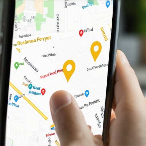 Dominating the Google Maps 3-Pack A smartphone showing a business successfully ranking in the Google Maps local 3-pack