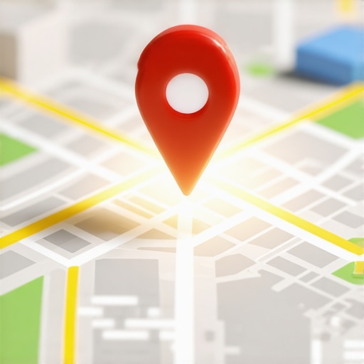 Expanding your Google Maps ranking radius Graphic showing how local authority expands a business map ranking reach beyond its physical location.