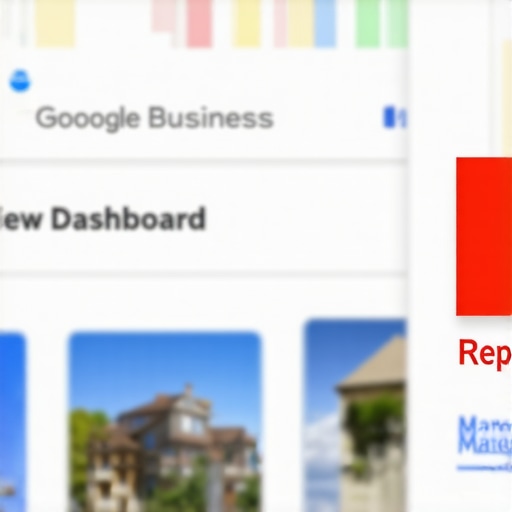 Flagging Fake Reviews on Google Maps Close up of a user reporting a fake review on a Google Maps business profile dashboard.