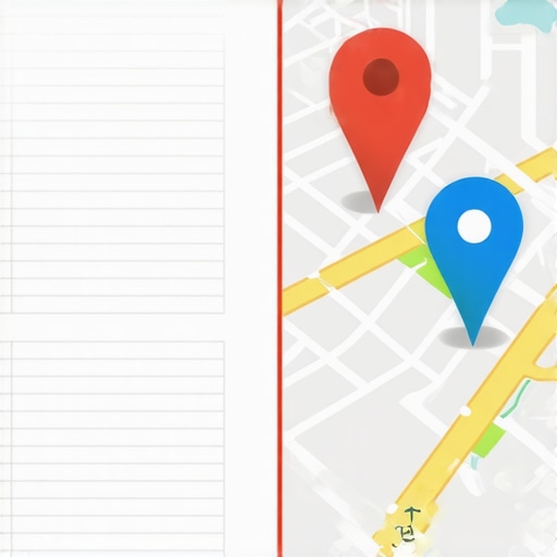 Visual representation of a Google Maps business audit for local SEO ranking