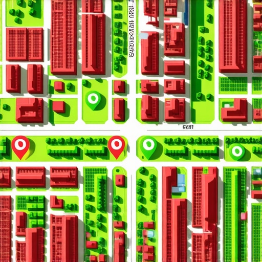 Local Search Grid Ranking Map Visual representation of local search visibility grid for a business profile.