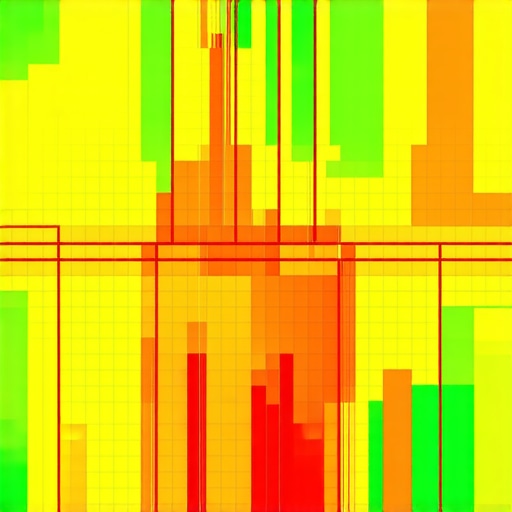 Local Search Ranking Grid Heat Map A visualization of local map pack rankings across a city using a grid tracking tool.