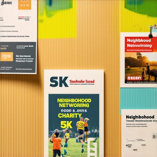 Local community signals for SEO A local cafe bulletin board with business cards and community event flyers showing local relevance.