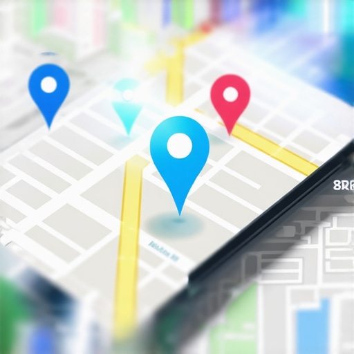 Optimizing Google Maps for Local 3-Pack Smartphone screen showing a successful Google Maps pin in a local search result.