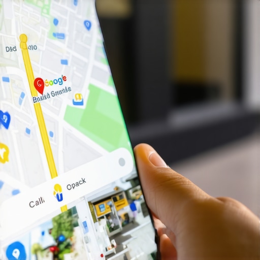 Optimizing Google Maps for Real-Time Conversions A smartphone screen showing a local business ranking in the Google Maps 3-pack with a call to action.