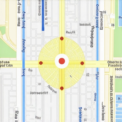 Optimizing Service Area ZIP Codes on Google Maps A map showing a focused service area with ZIP codes to improve local 3-pack rankings.
