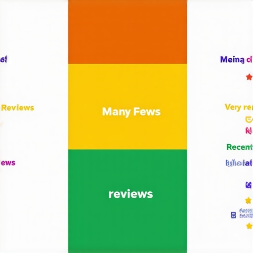 Infographic showing why fresh reviews matter more than total review count for Google Maps ranking.