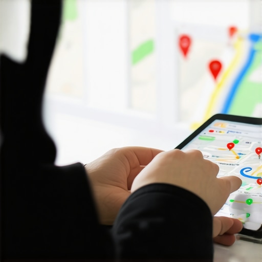 Strategic Local Review Management A business owner responding to reviews to improve Google Maps visibility