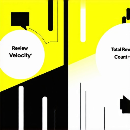 Understanding Review Velocity vs Total Count Comparison of local SEO metrics showing review freshness.