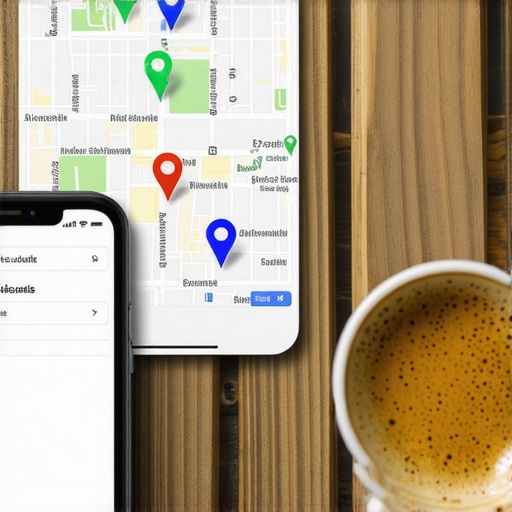 Visualizing Local 3-Pack Rankings Smartphone showing local Google Map 3-pack results in a neighborhood