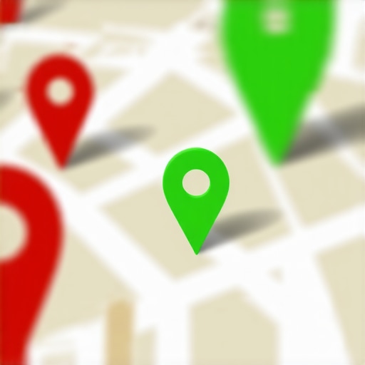 Visualizing Map Pack Dominance A digital map showing a business ranking higher than its local competitors in the Google 3-pack.