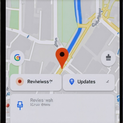 Visualizing the Google Maps 3-Pack Success Smartphone displaying local search results in the Google Maps 3-pack