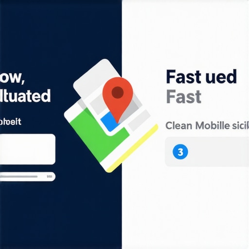 Website Speed Impact on Local Map Rankings Comparison of slow vs fast websites and their effect on Google Maps visibility.