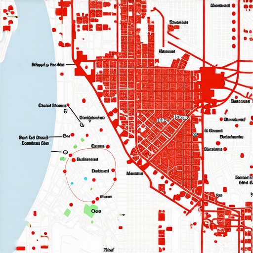 Zip Code Targeting vs Broad Area Mapping Comparison of focused zip code targeting versus broad service area settings on a digital map.